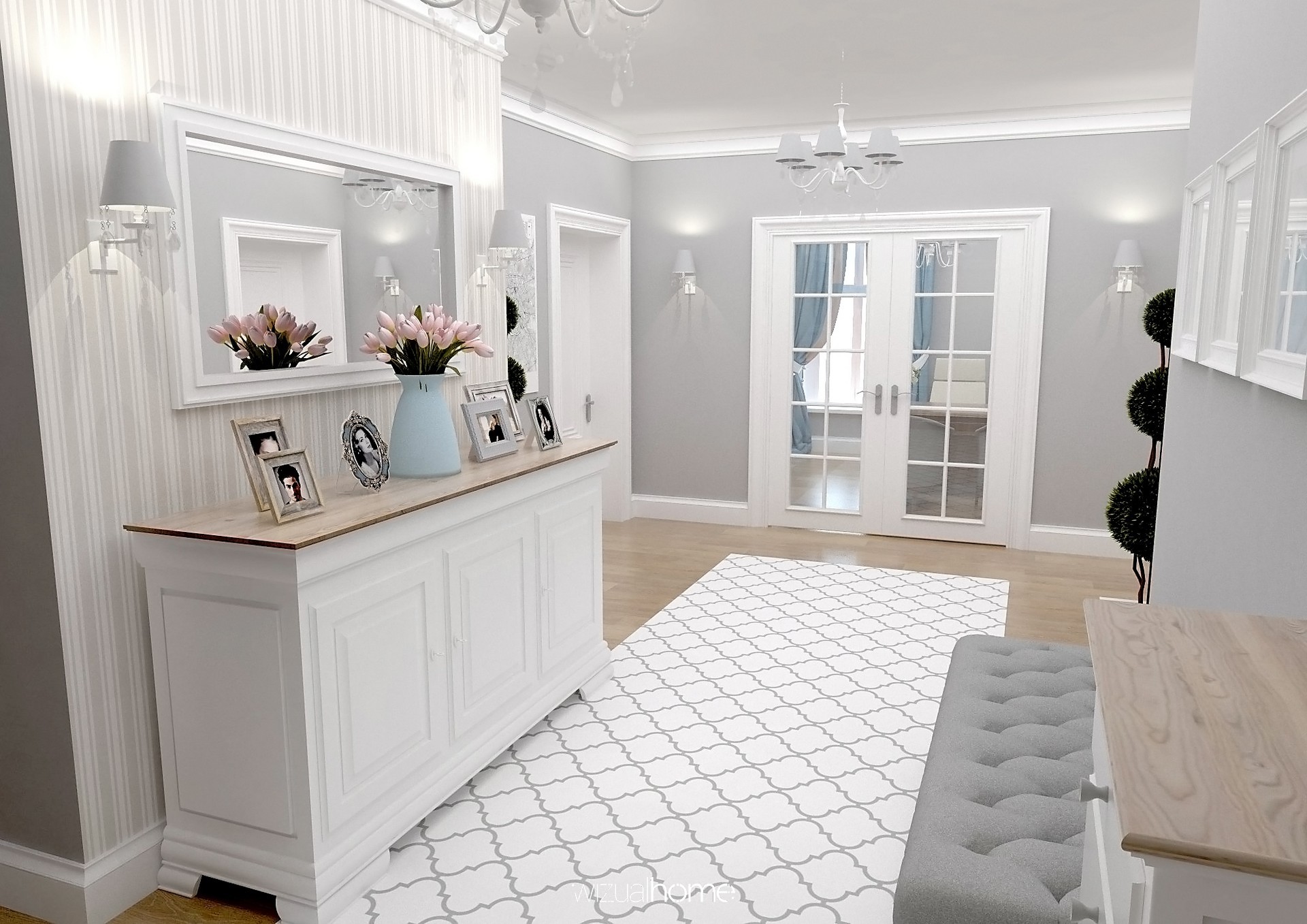 Projekt holu w apartamencie