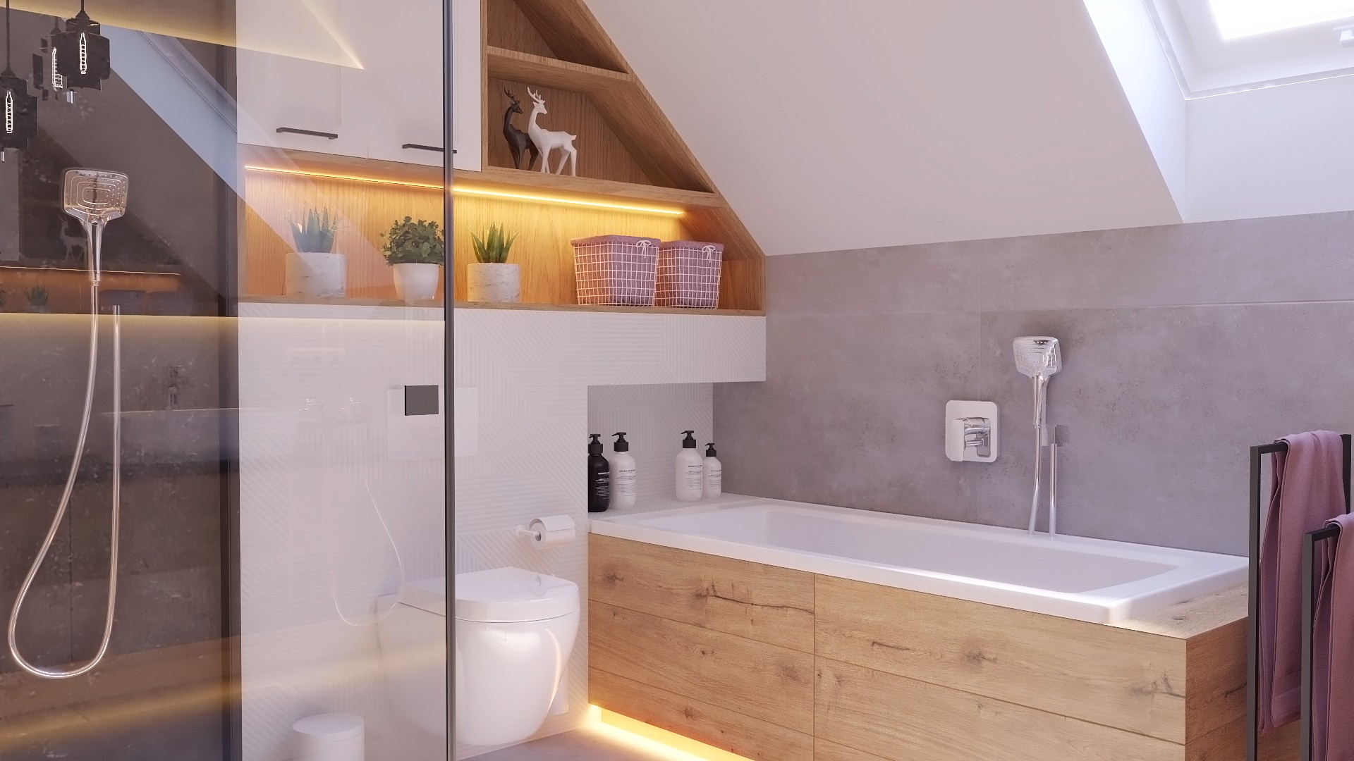 Nowoczesna łazienka w stylu Modern Classic autorstwa Wizualhome Nowoczesna łazienka w stylu Modern Classic autorstwa Wizualhome
